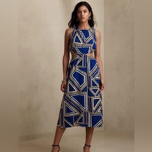 NWT Banana Republic Cut Out Midi